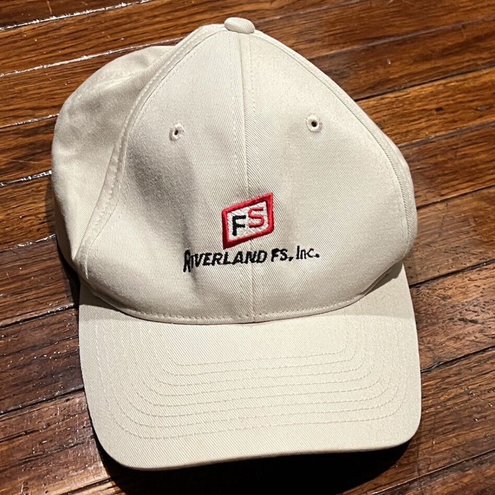 FS Seed Farmer Adjustable Strap Hat Cap USA Farm Pre-Owned